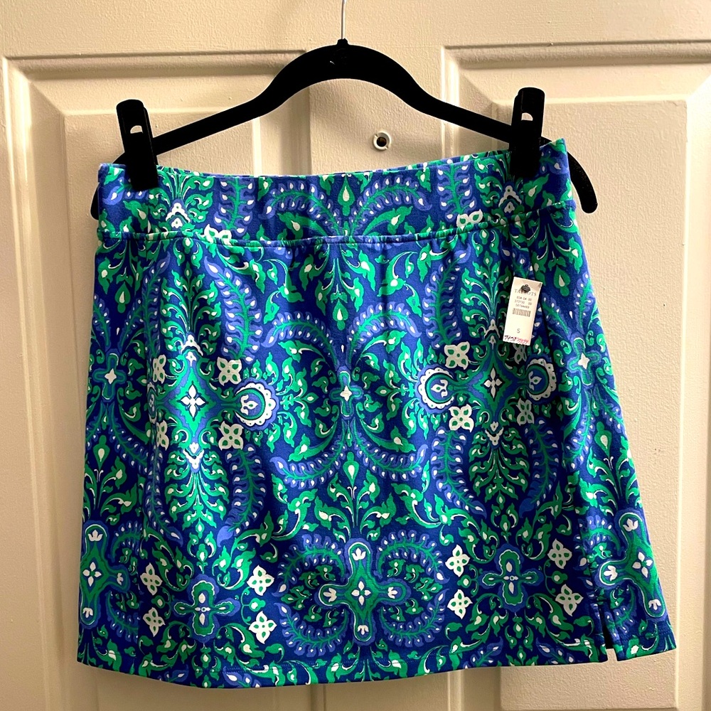Talbots Everyday Stretch Skort - Royal Medallion NWT Size